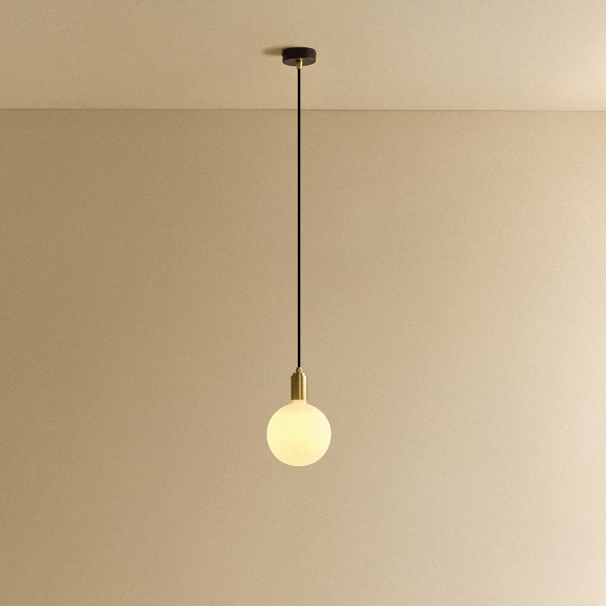 Tala Sphere IV Pendant Light in Brass