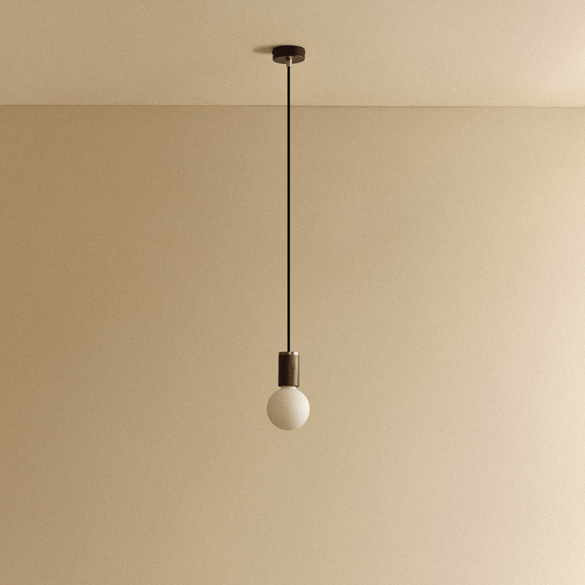 Tala Porcelain II Pendant Light in Walnut