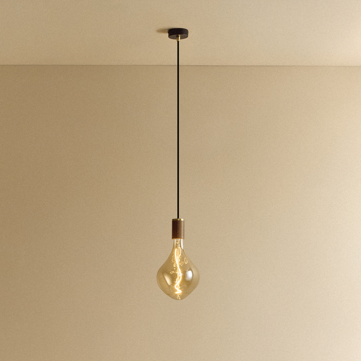 Tala Voronoi II Pendant Light in Walnut