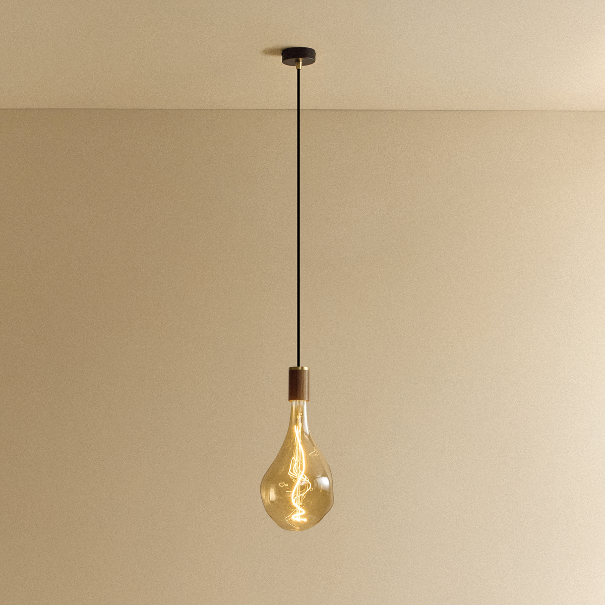 Tala Voronoi III Pendant Light in Walnut