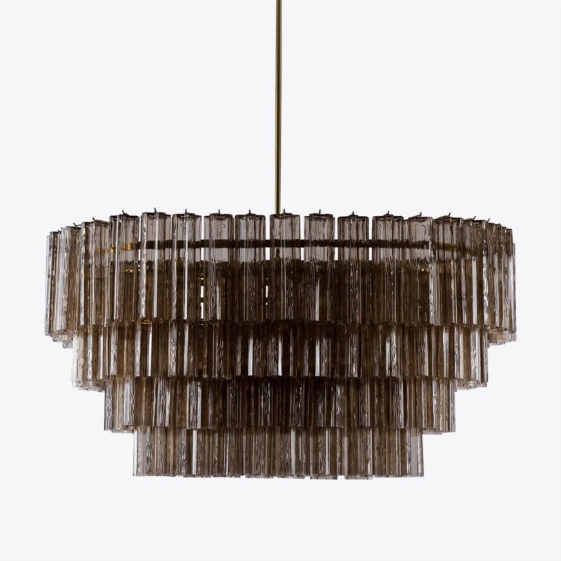 Pure White Lines Dining Treviso Chandelier