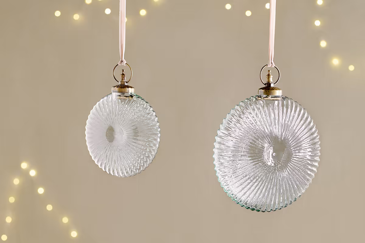 Nkuku - Sundara Giant Bauble - Clear - Large