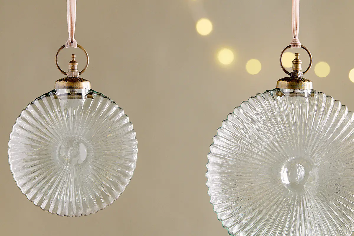 Nkuku - Sundara Giant Bauble - Clear - Small