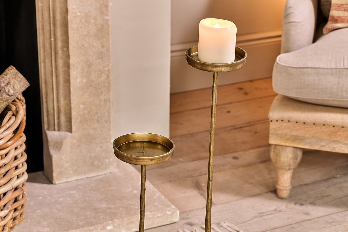 Nkuku - Sundra Iron Candle Stand - Small