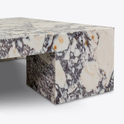 Pure White Lines Sydney Viola Marble Coffee Table