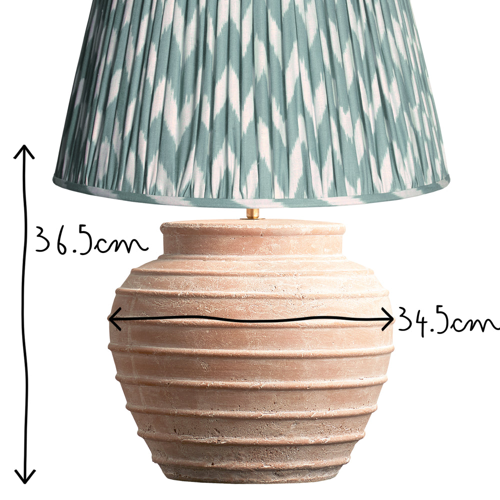 Pooky - Larger Ambrose Table Lamp Base - Natural Terracotta