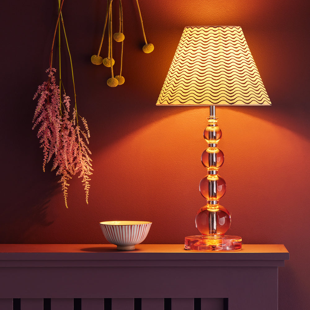 Pooky - Aurora Table Lamp Base - Blush Pink Resin