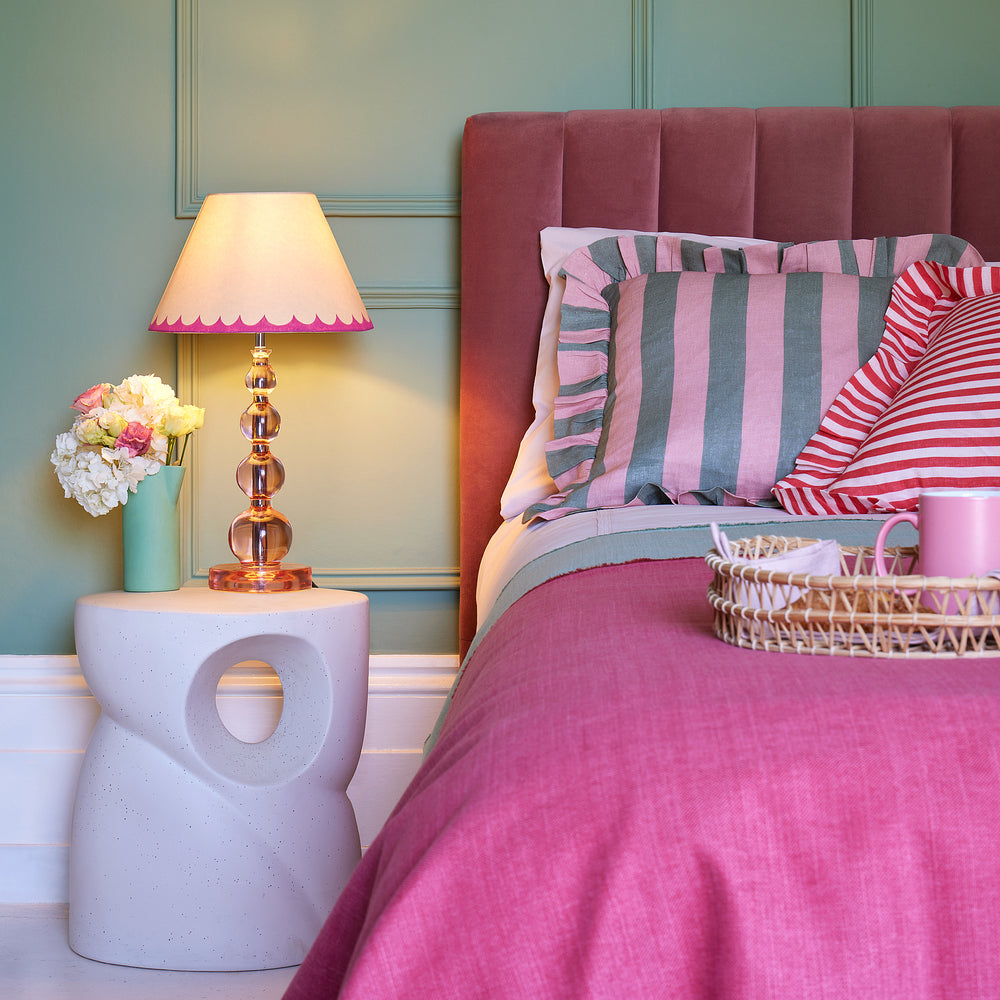 Pooky - Aurora Table Lamp Base - Blush Pink Resin