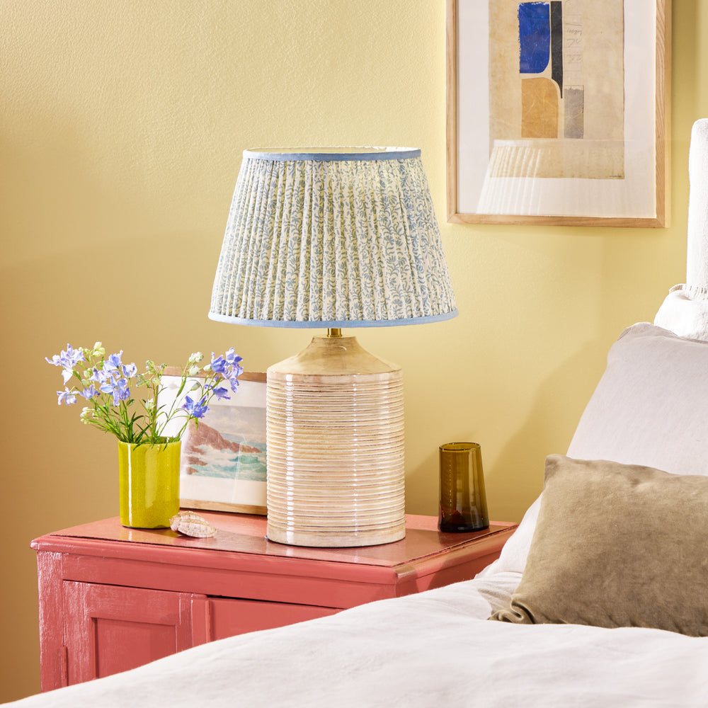 Pooky - Smaller Averie Table Lamp Base - Natural Whitewash
