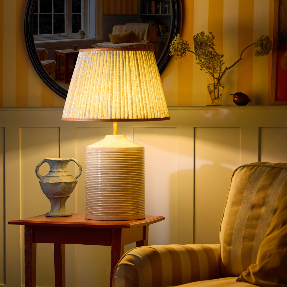 Pooky - Larger Averie Table Lamp Base - Natural Whitewash