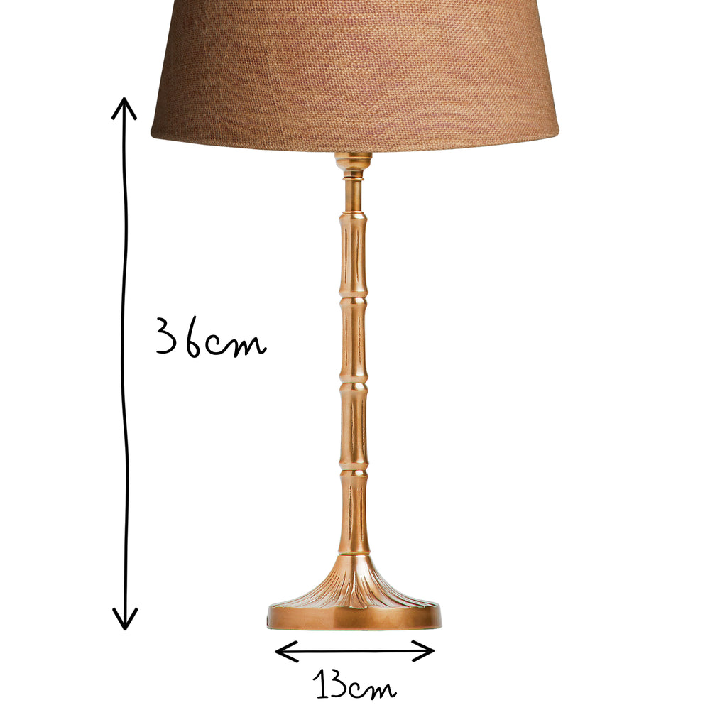 Pooky - Smaller Bamboozle Table Lamp Base - Antique Brass