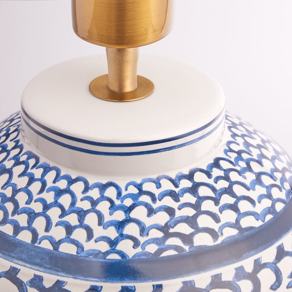Pooky - Gulliver Table Lamp Base - Blue and White