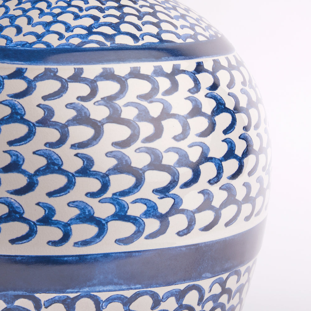 Pooky - Gulliver Table Lamp Base - Blue and White