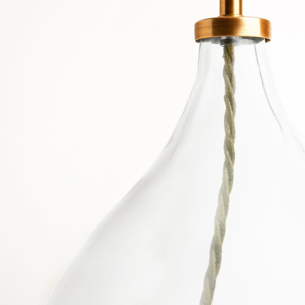 Pooky - Kardish Table Lamp Base - Clear Glass