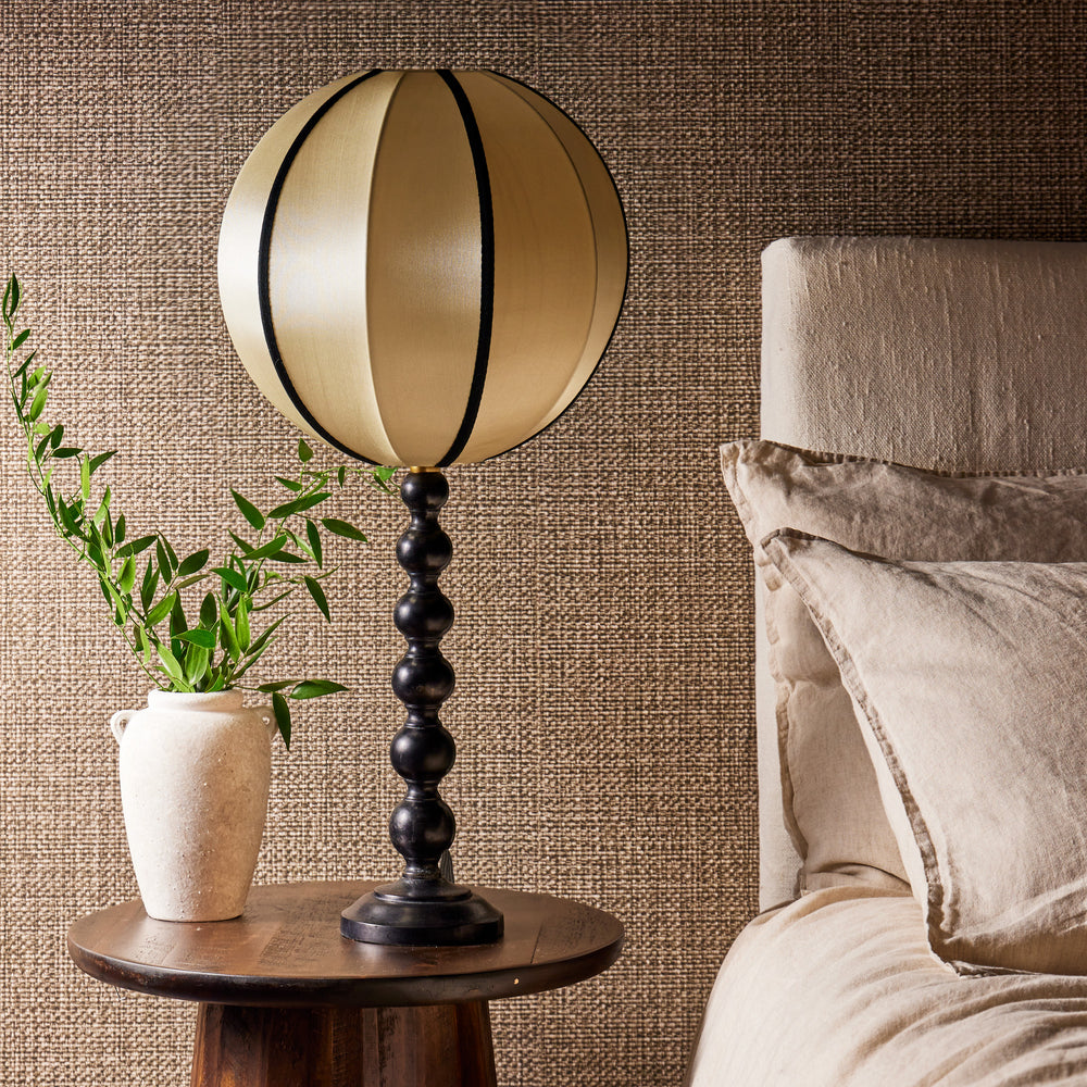 Pooky - Lillee Table Lamp Base - Ebony Finish Wood