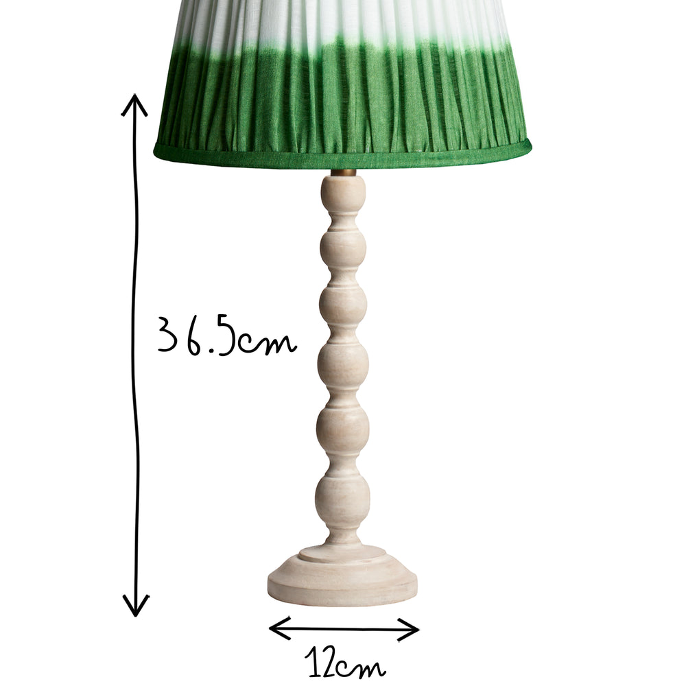 Pooky - Lillee Table Lamp Base - Natural Whitewash Wood
