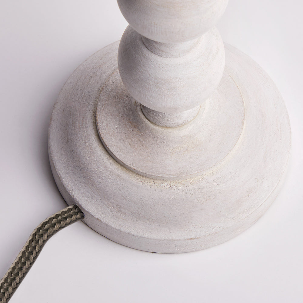 Pooky - Lillee Table Lamp Base - Natural Whitewash Wood