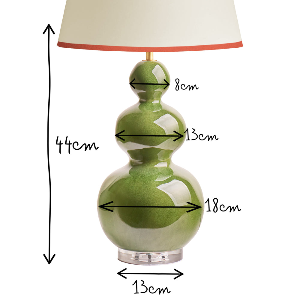 Pooky - Murphy Table Lamp Base - Green