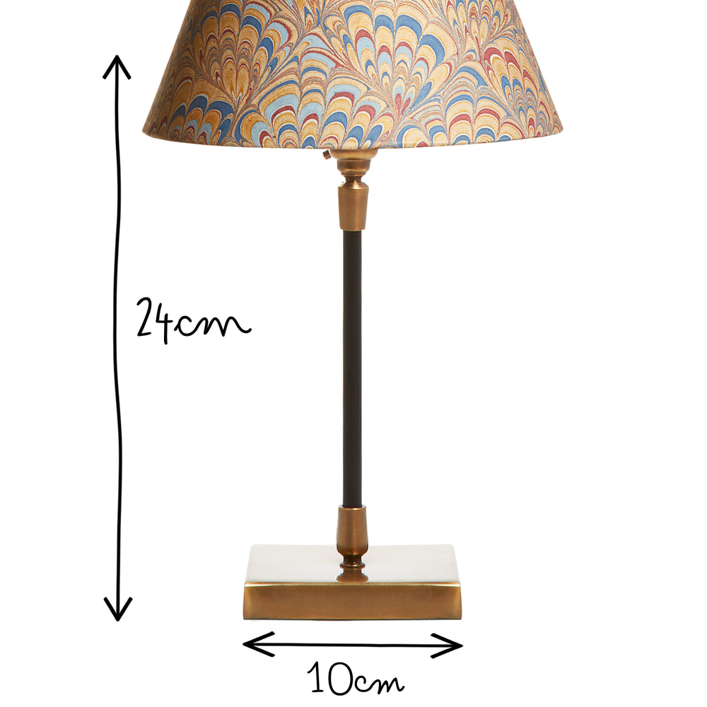 Pooky - Pickling Table Lamp Base - Antiqued Brass
