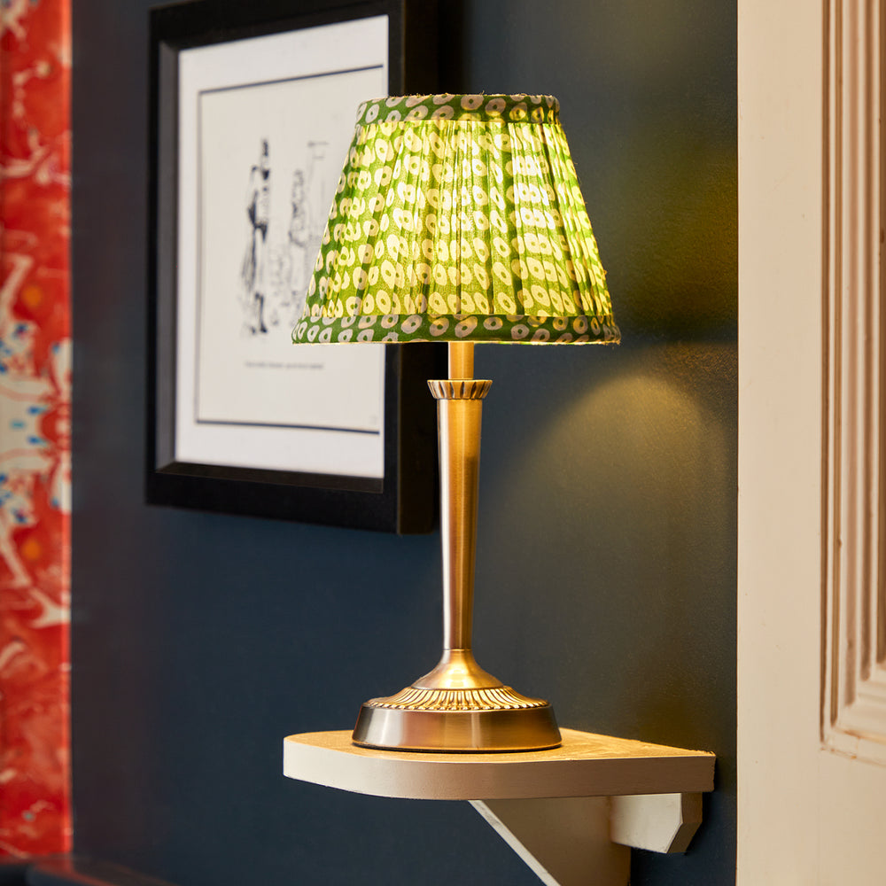 Pooky - Amelia Rechargeable Table Lamp Base - Antiqued Silver