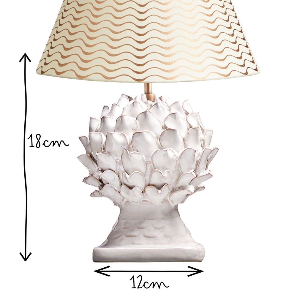 Pooky - Smaller Anetta Rechargeable Table Lamp Base - Stone