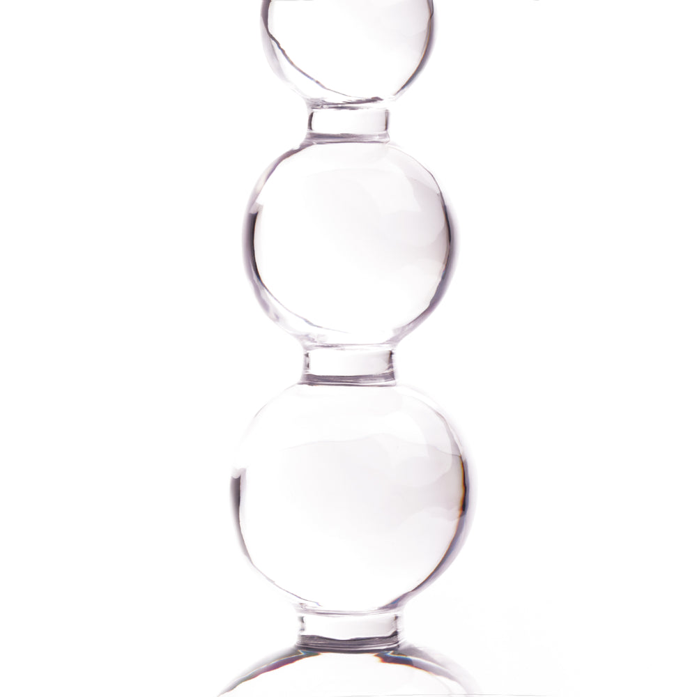 Pooky - Smaller Aurora Rechargeable Table Lamp Base - Clear