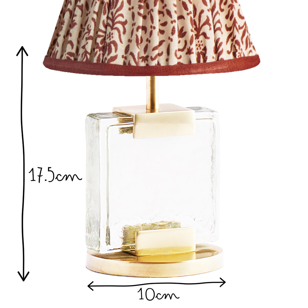 Pooky - Smaller Bobby Rechargeable Table Lamp Base - Glass