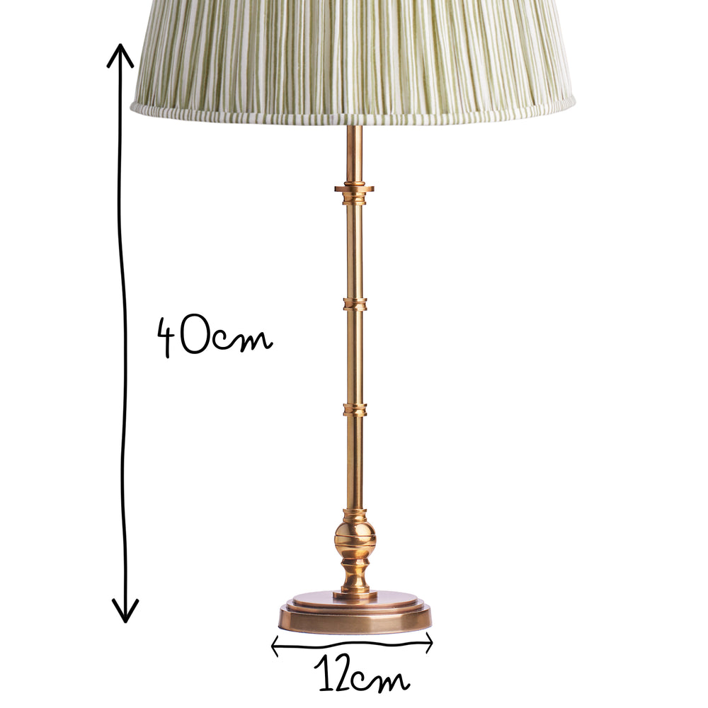 Pooky - Chukka Rechargeable Table Lamp Base - Antique Brass