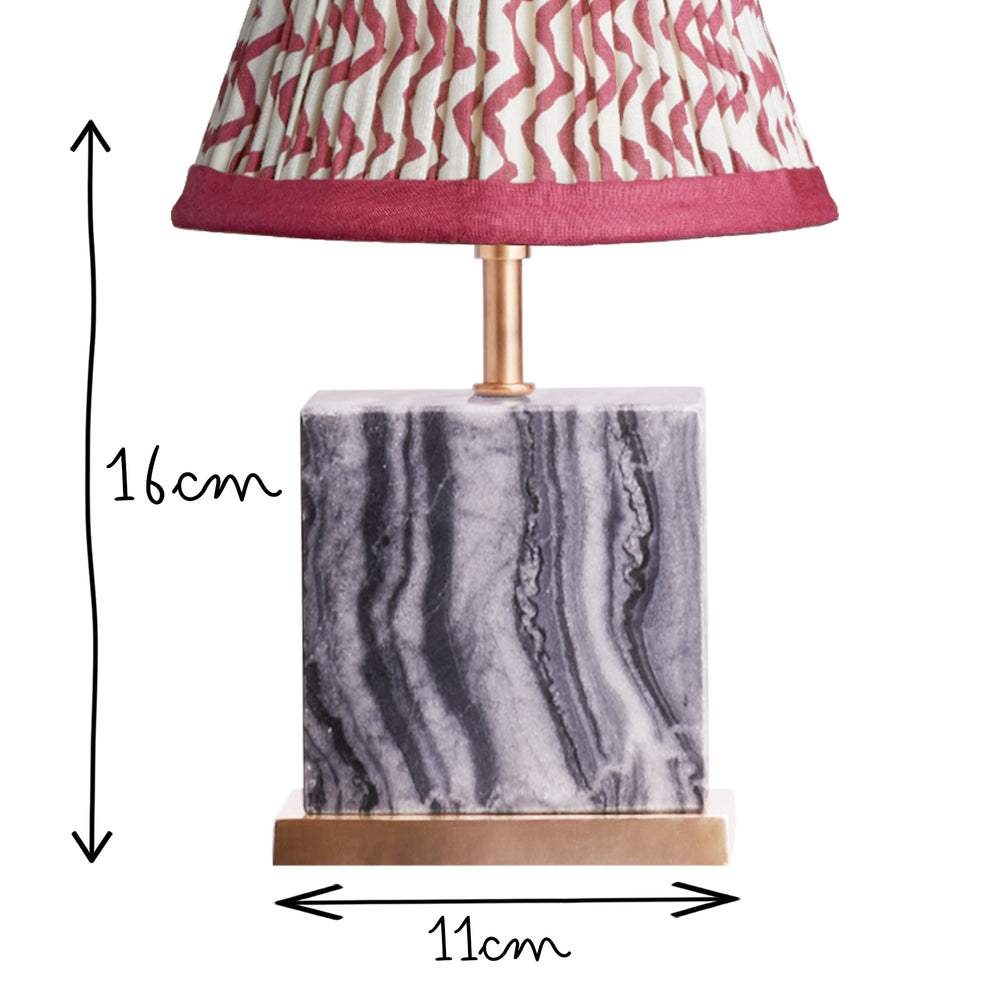 Pooky - Doorstop Rechargeable Table Lamp Base - Black Marble
