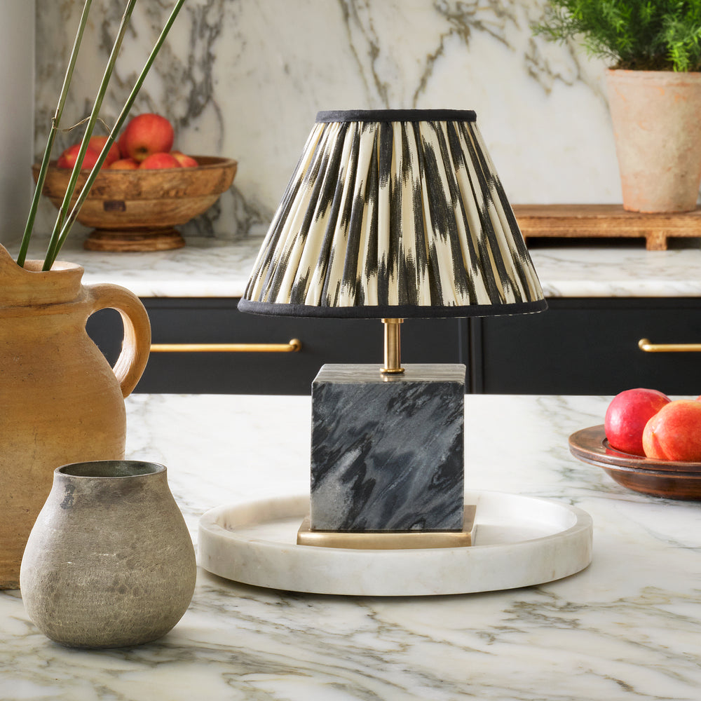 Pooky - Doorstop Rechargeable Table Lamp Base - Black Marble