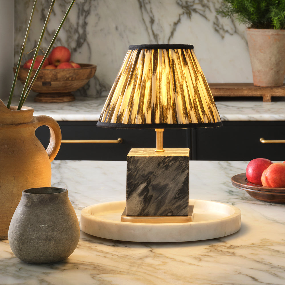 Pooky - Doorstop Rechargeable Table Lamp Base - Black Marble