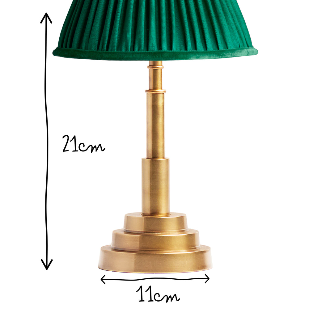 Pooky - Ernest Rechargeable Table Lamp Base - Antiqued Brass