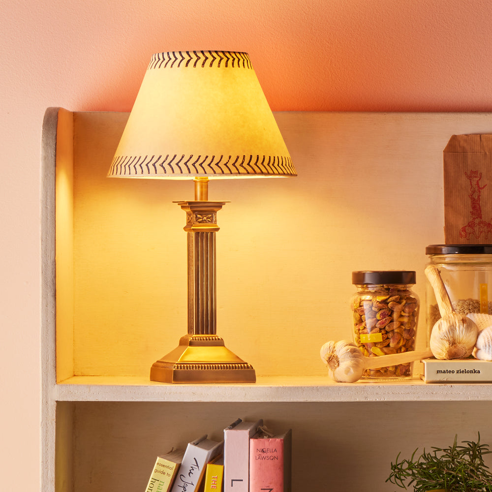 Pooky - Freya Rechargeable Table Lamp Base - Finished in Brass