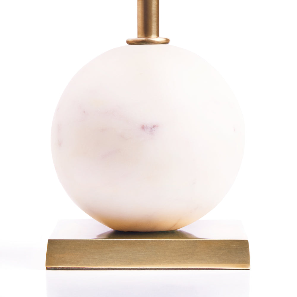 Pooky - Lollie Rechargeable Table Lamp Base - White Marble