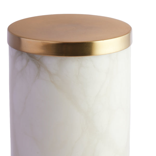 Pooky - Luxe Rechargeable Table Lamp - Alabaster and Brass