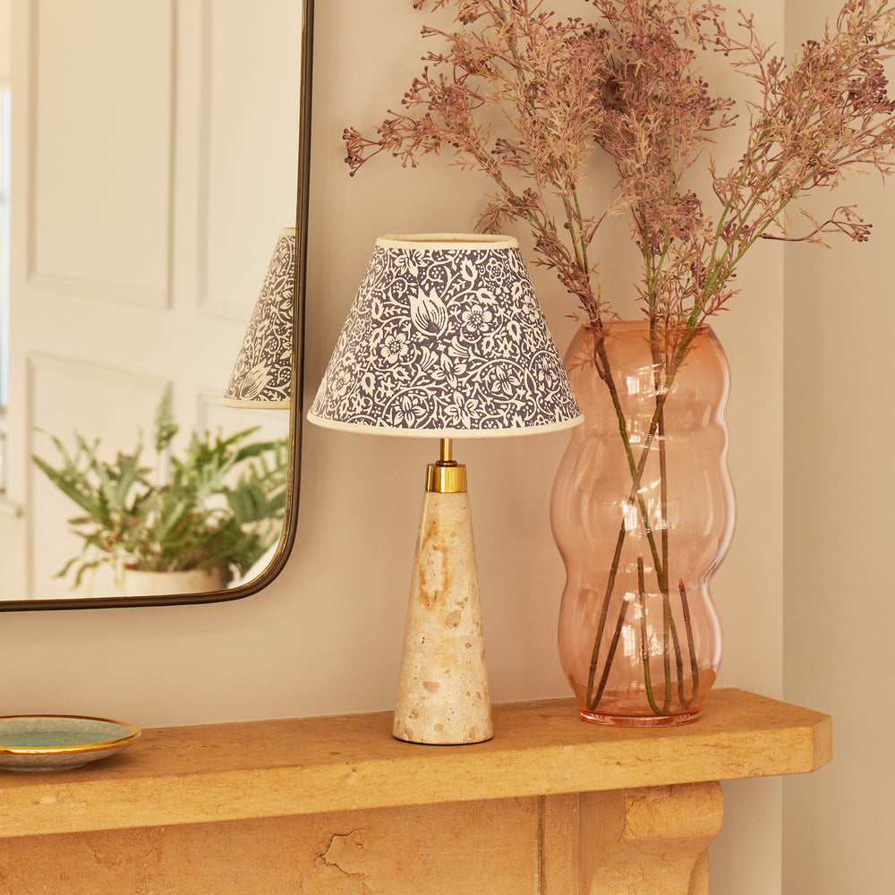Pooky - Smaller Marmaron Rechargeable Table Lamp Base - Grey