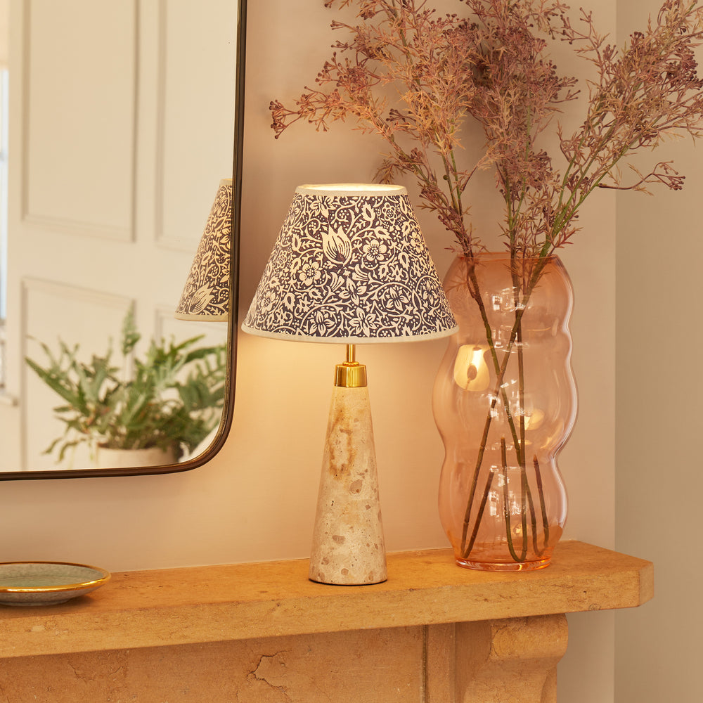 Pooky - Smaller Marmaron Rechargeable Table Lamp Base - Grey