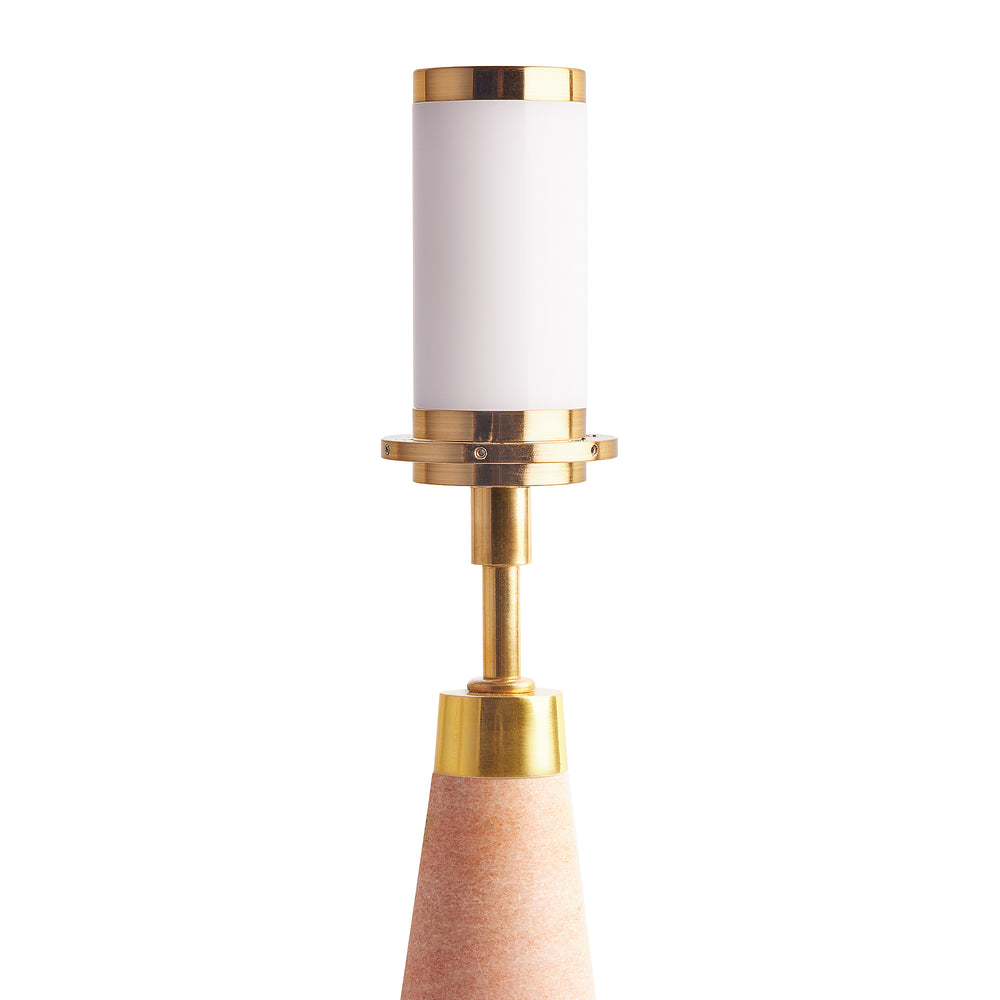 Pooky - Smaller Marmaron Rechargeable Table Lamp Base - Pink