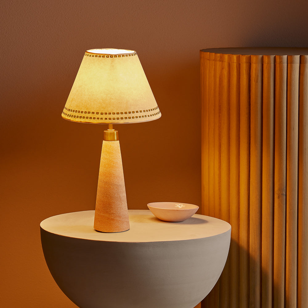 Pooky - Smaller Marmaron Rechargeable Table Lamp Base - Pink