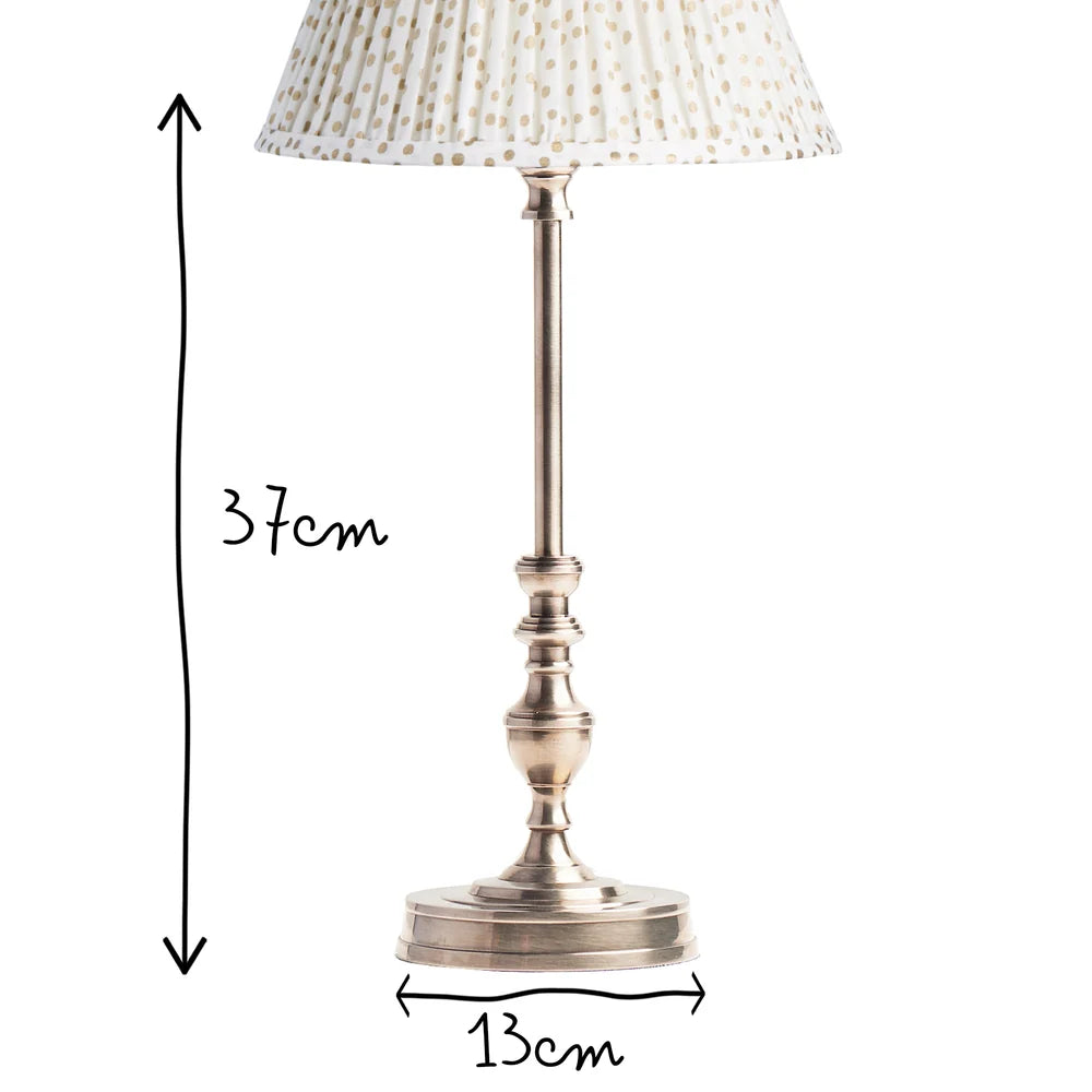 Pooky Orlando Rechargeable Table Lamp in Silver