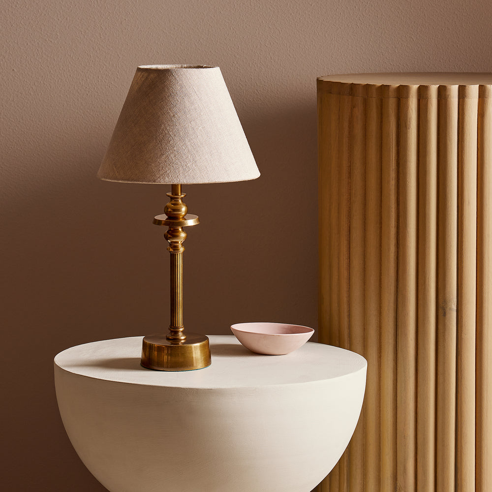 Pooky - Phileas Rechargeable Table Lamp Base - Antique Brass