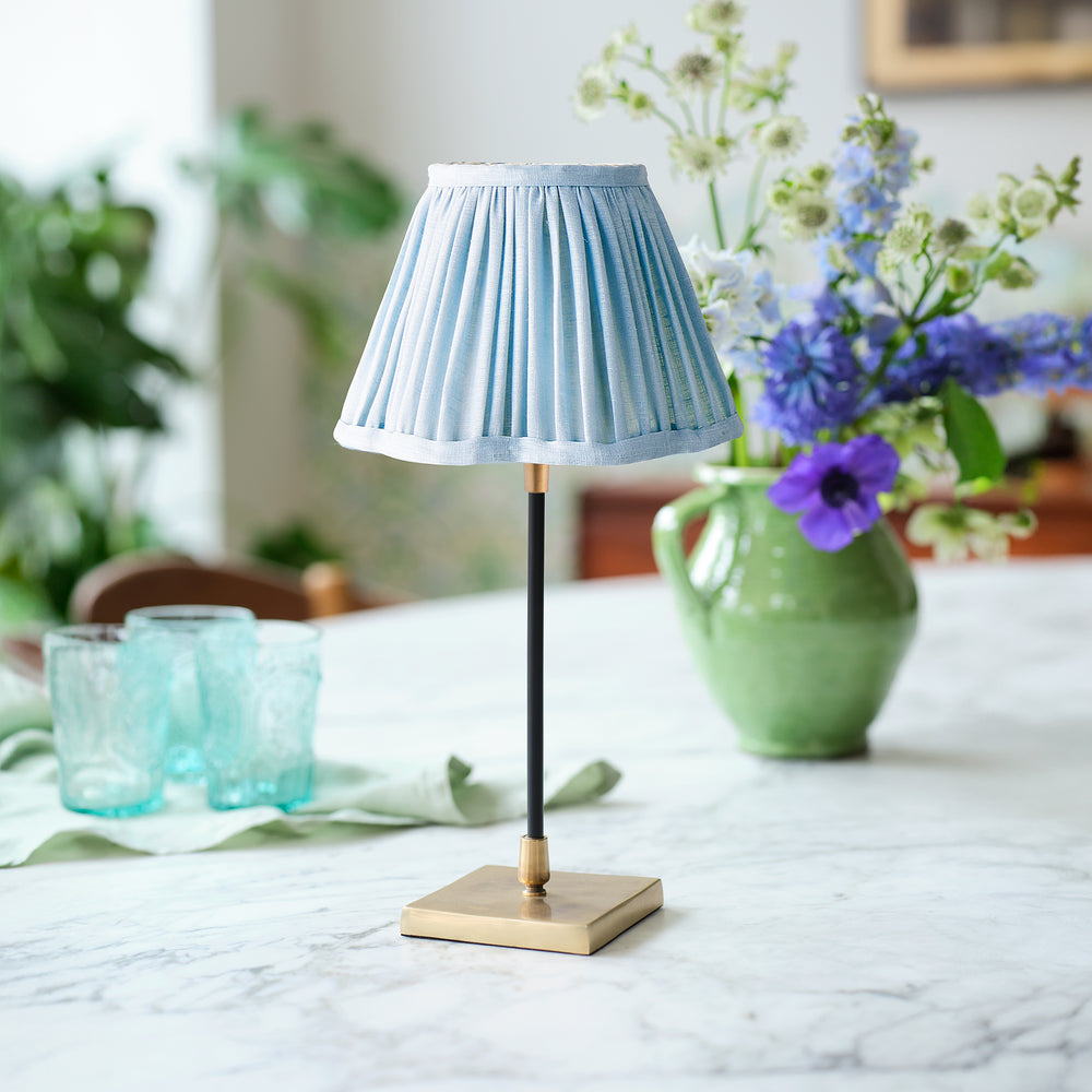 Pooky - Pickling Rechargeable Table Lamp Base - Antiqued Brass