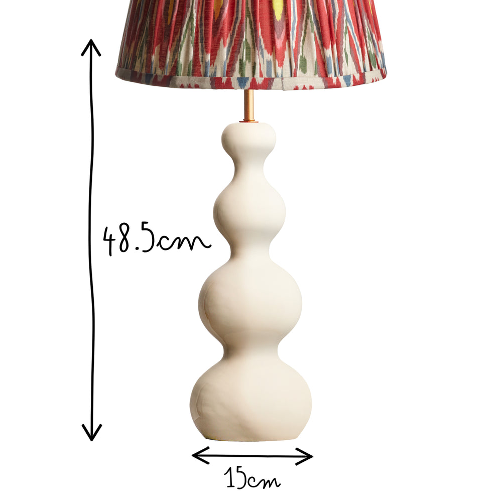 Pooky - Smaller Wobster Table Lamp Base - White Lacquered Wood