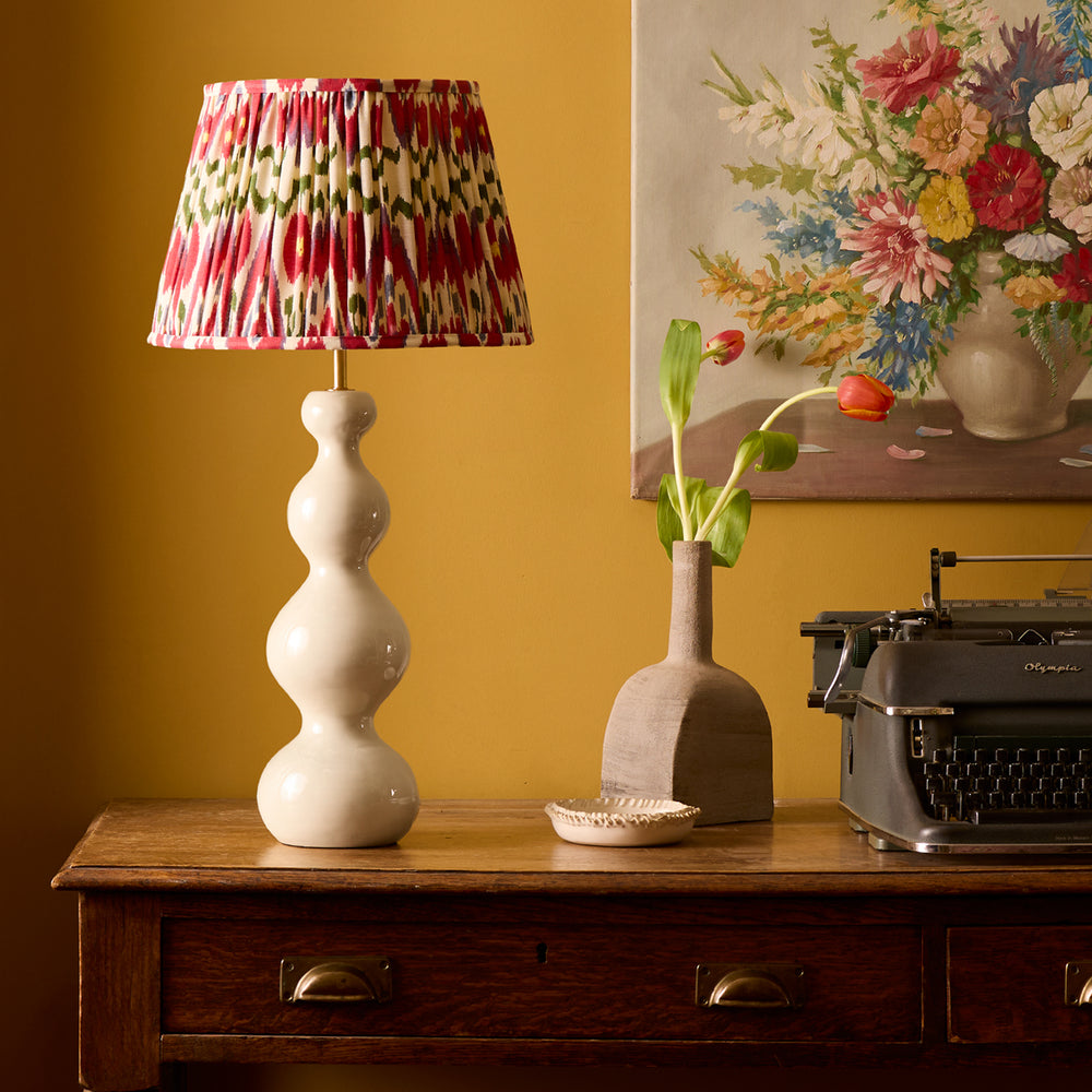 Pooky - Smaller Wobster Table Lamp Base - White Lacquered Wood