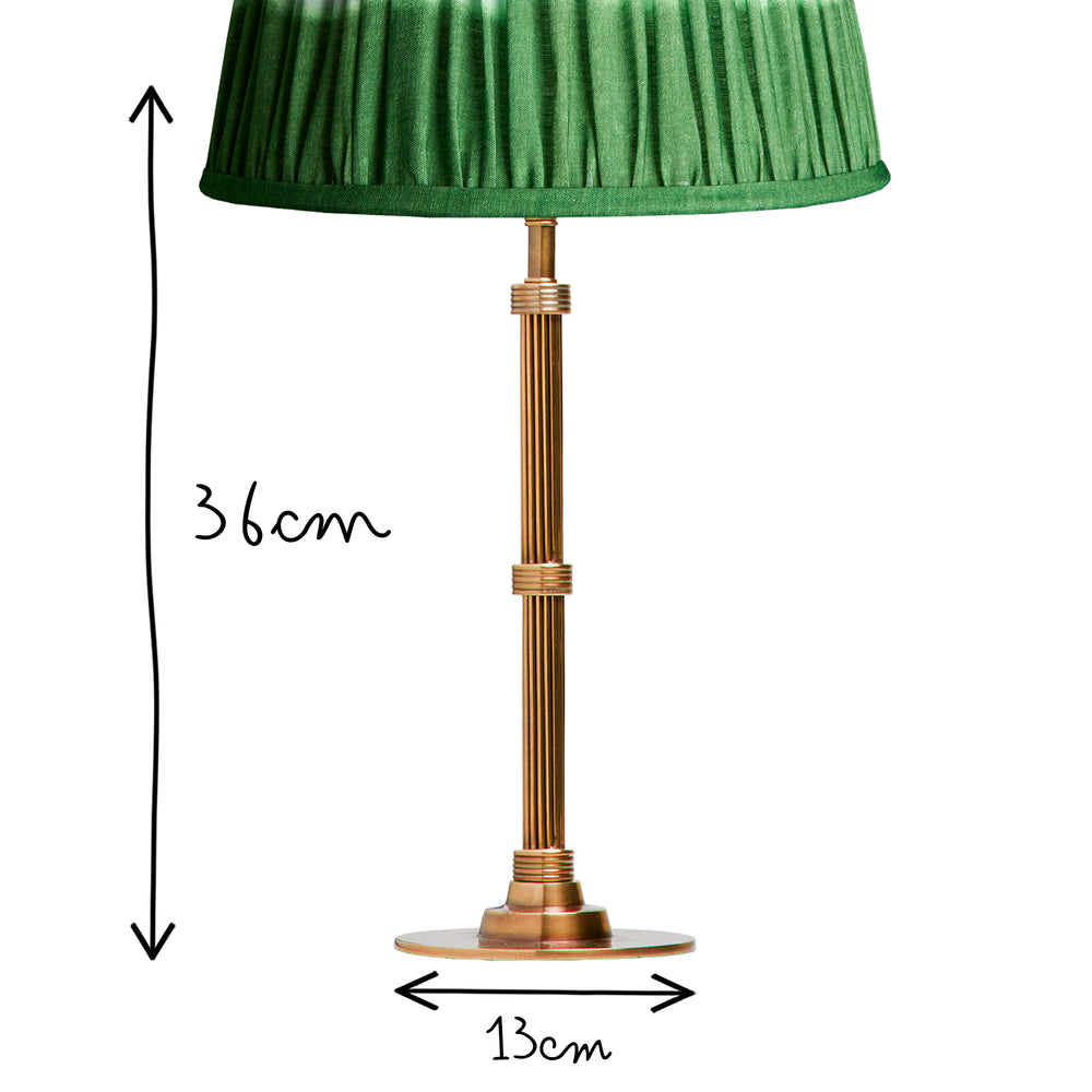 Pooky - Smaller Wrappling Table Lamp Base - Antique Brass