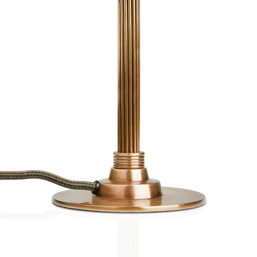 Pooky - Smaller Wrappling Table Lamp Base - Antique Brass