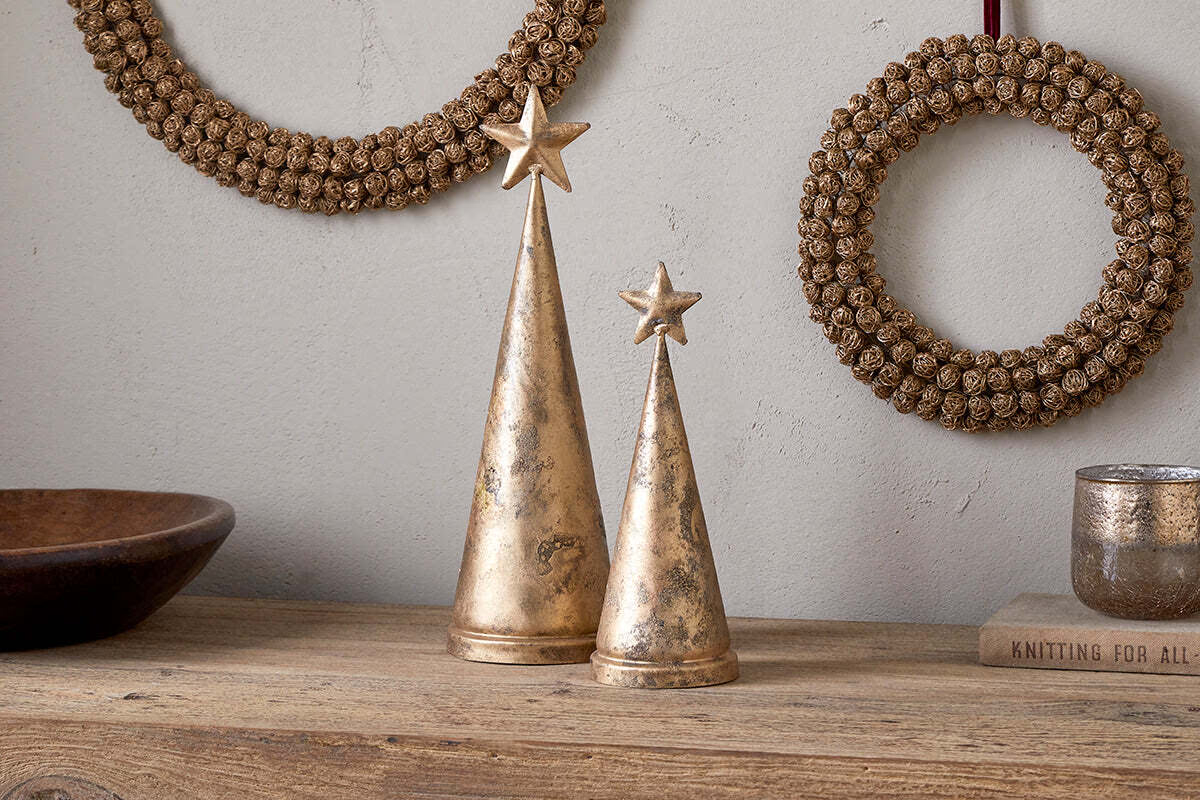 Nkuku - Talna Tree Bell - Antique Brass - Small