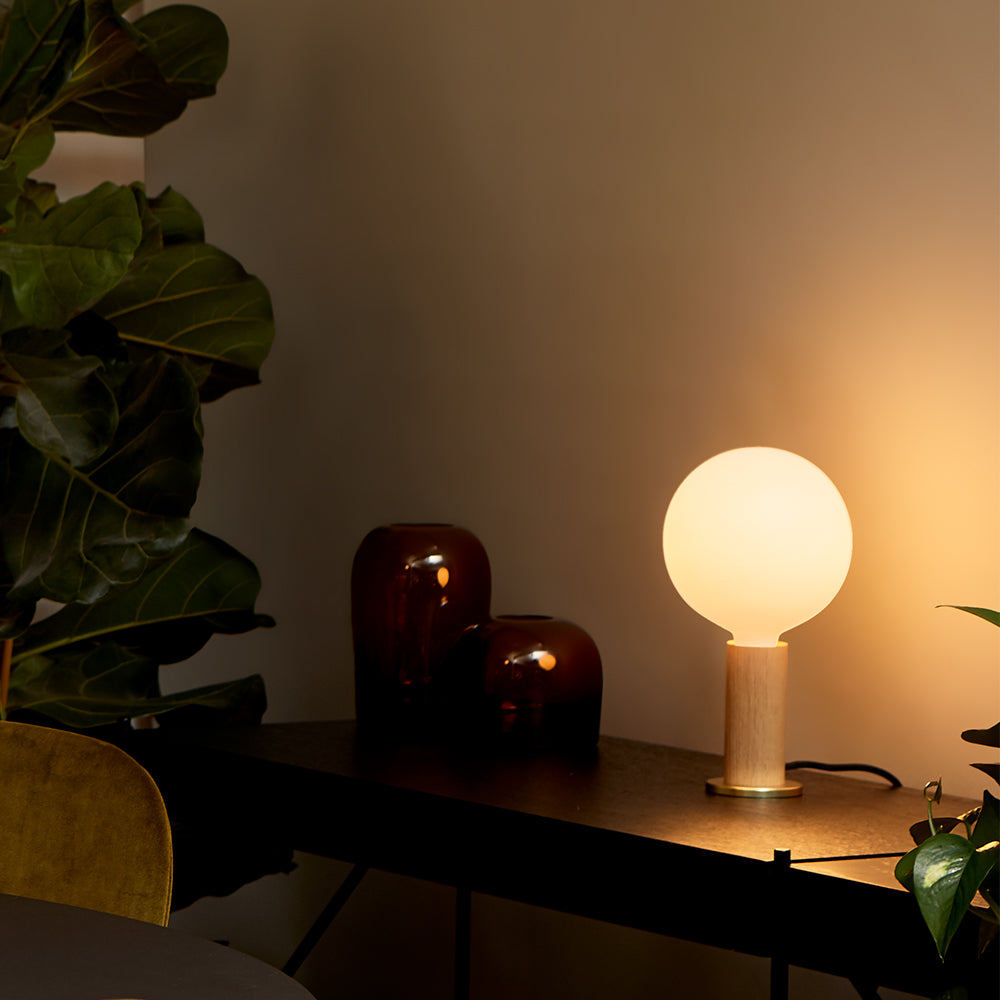 Tala Knuckle Table Lamp in Oak