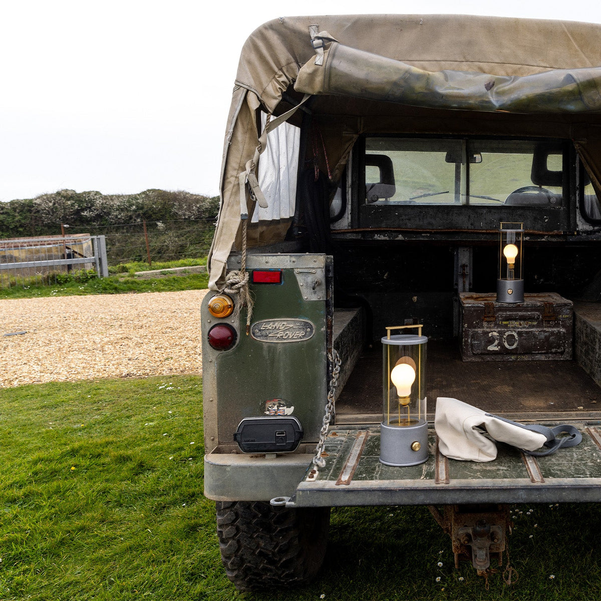 Tala The Rugged Muse 1.0 Portable Lamp in Raw Aluminium - Set of 2