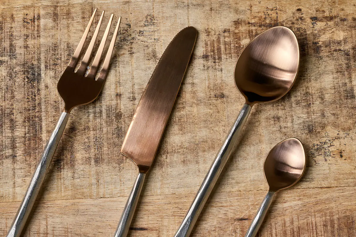 Nkuku - Usa Cutlery Set - Rose Gold (Set of 16)